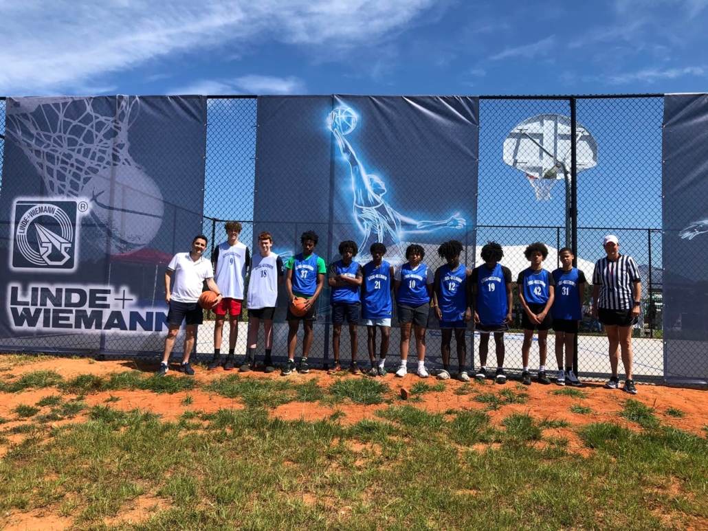 LINDE + WIEMANN US - Eröffnung Streetball - Feld