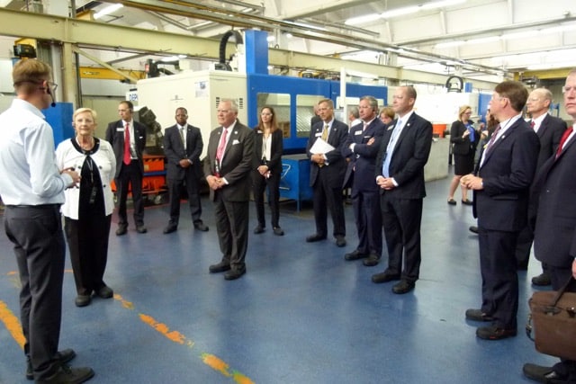 US governor Nathan Deal visits LINDE + WIEMANN